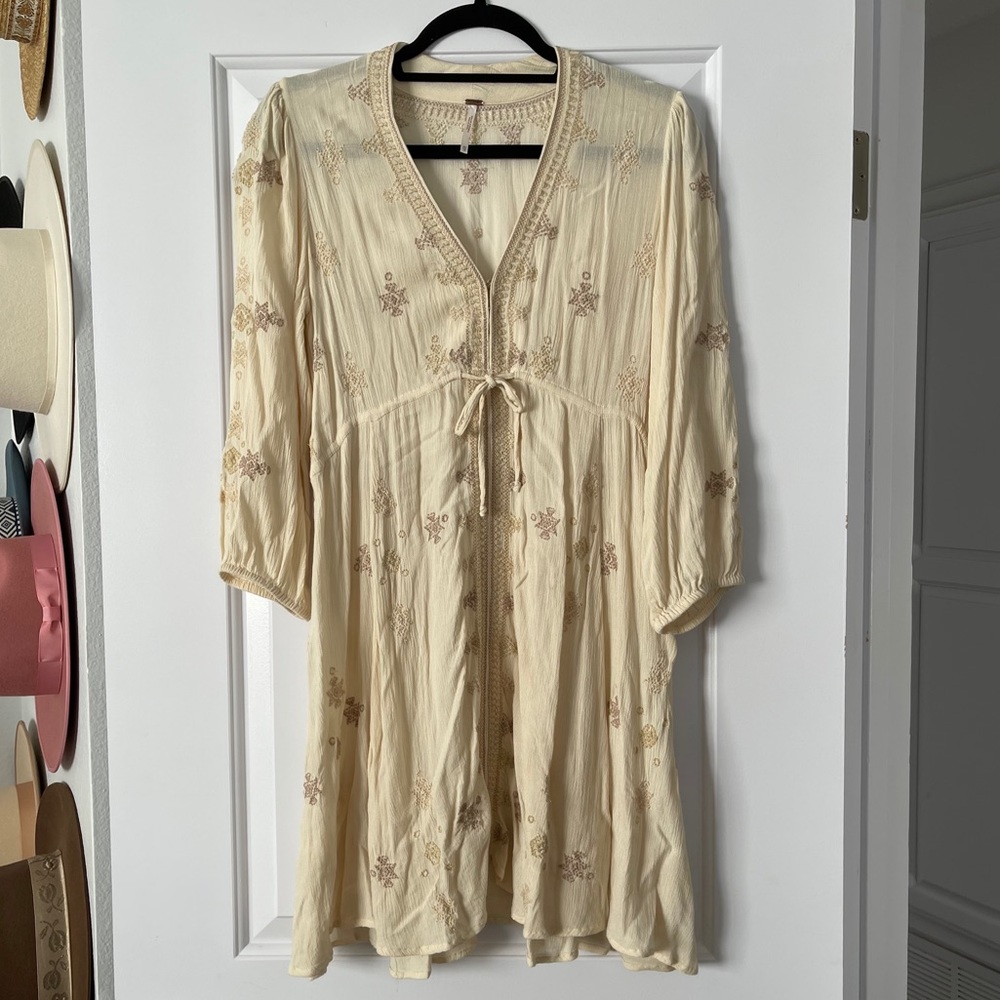 Free People Embroidered Dress